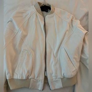 Denim bomber jacket